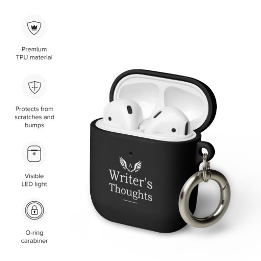 A Writers Thought's AirPods case